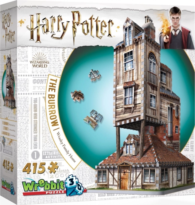 3D puzzle Harry Potter: Jazbina 415 dijelova