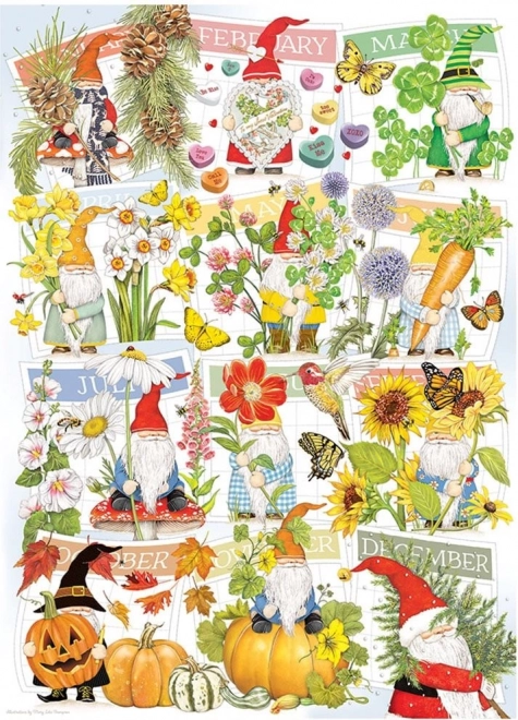 Cobble Hill puzzle Veseo život patuljaka 1000 dijelova