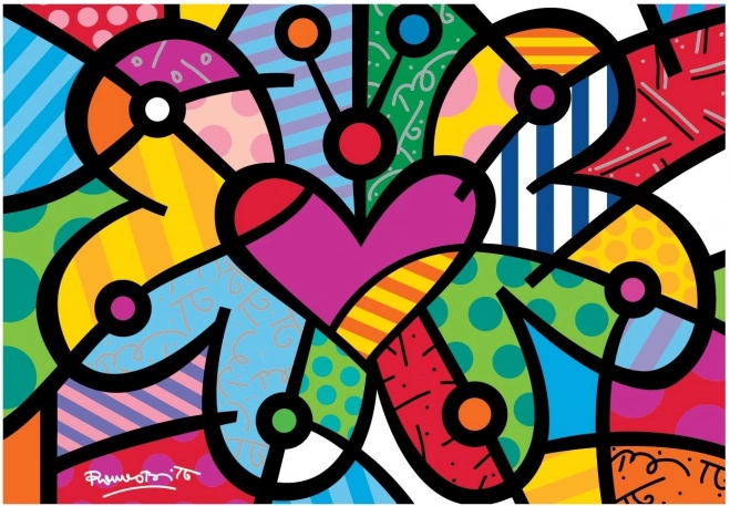 Bluebird puzzle srcoliki leptir 2000 dijelova