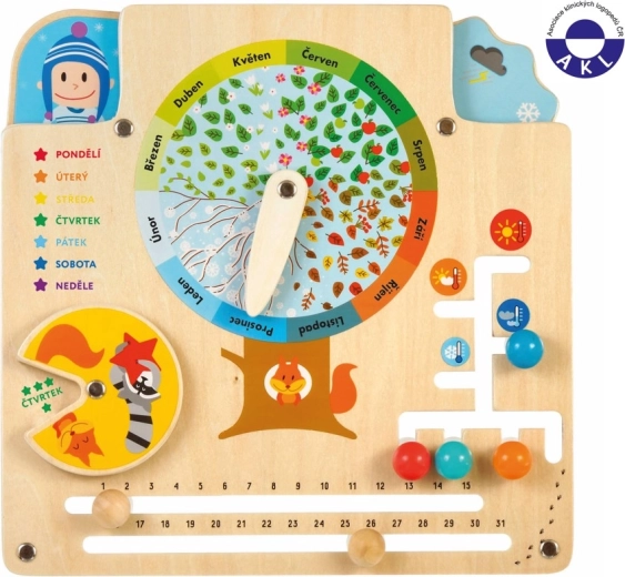 Lucy & Leo Kalendar prirode – drvena edukativna ploča