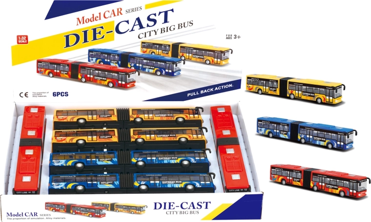 Harmonika autobus 1:32 sa svjetlima i zvukovima