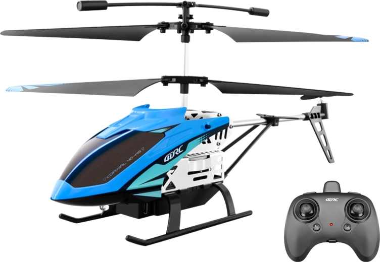 RC helikopter s daljinskim upravljanjem, metalna konstrukcija, 25 × 5 × 12 cm