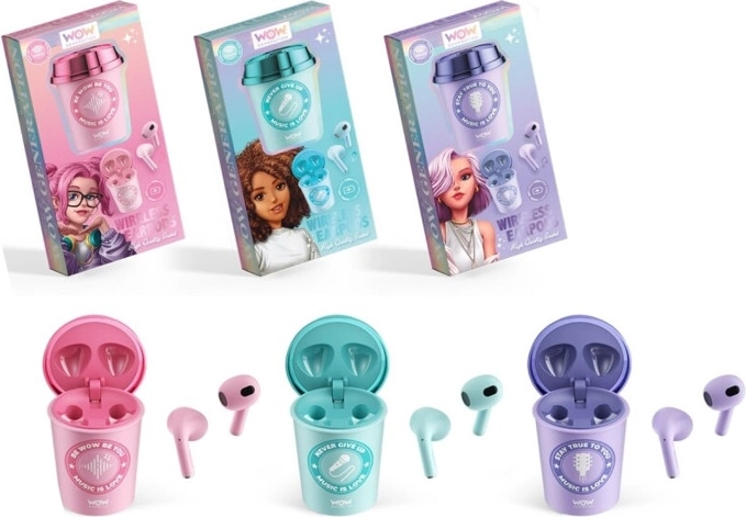 Bežične slušalice WOW u obliku čaše