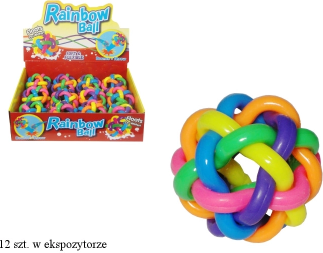 Colorful Interwoven Rubber Ball, Floating