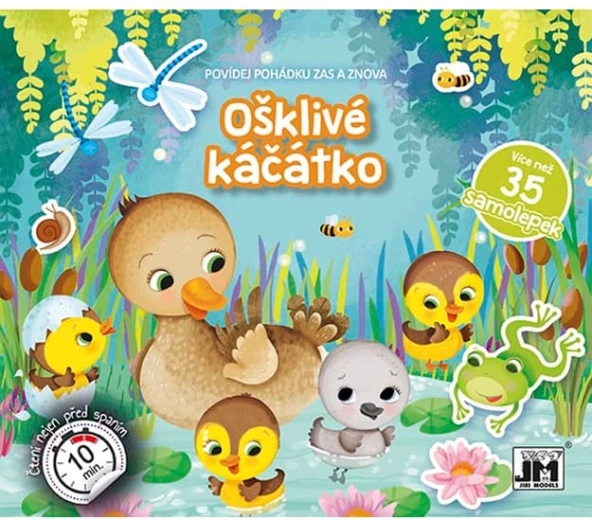 Ispričaj bajku Ružno pače – interaktivna knjiga sa samoljepljivim naljepnicama