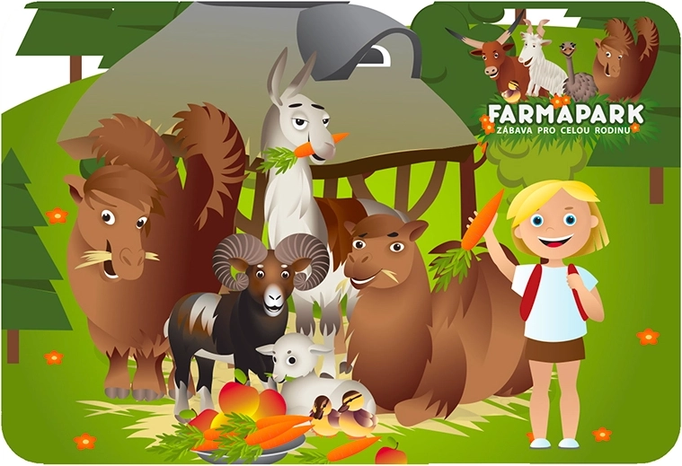 3D podmetač Farmapark životinjice PRIME