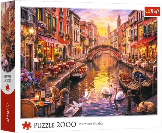 Puzzle Romantična Venecija 2000 dijelova