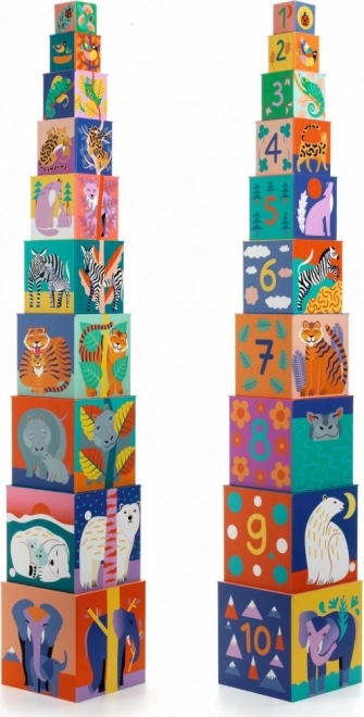 Stogljiva kula s divljim životinjama DJECO