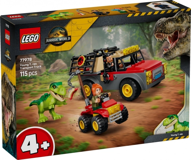 LEGO Jurassic World transportni kamion s mladunčetom T. rexa