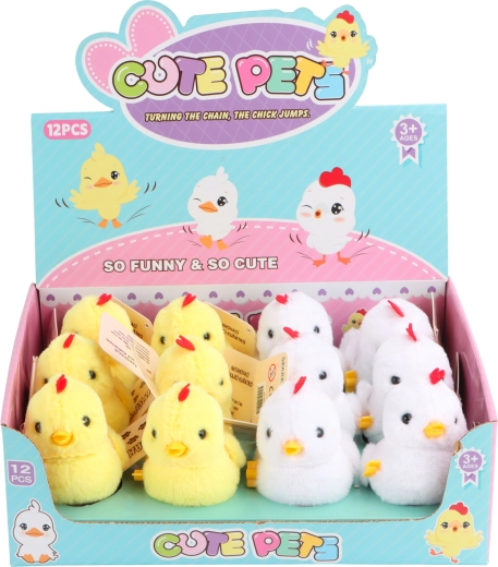 Navijajuće skakajuće piliće s crvenim krijestom