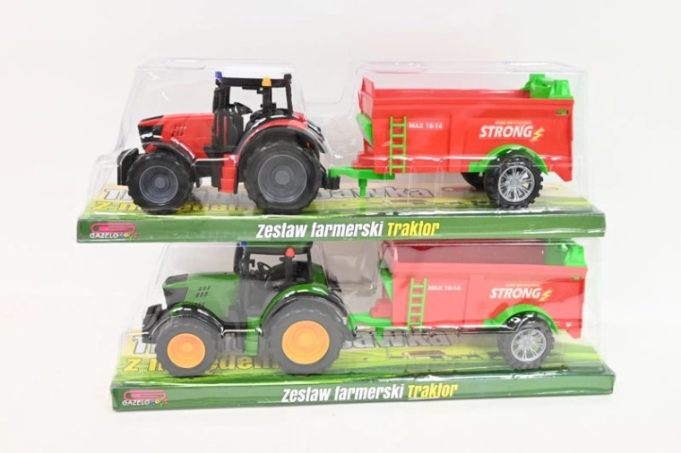 Traktor s poljoprivrednim strojem – set