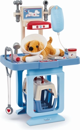 Ecoiffier Veterinary Clinic with Carrier and Puppy