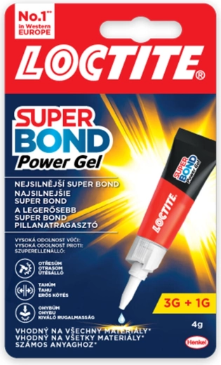 Trenutno gel ljepilo Super Bond Power 4 g