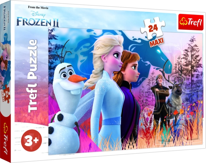 Puzzle MAXI 24 dijelova FROZEN 2 – Čarobna avantura