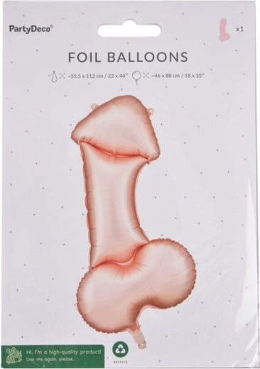 Vražji folijski balon 55 × 112 cm