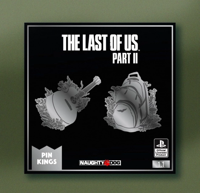 Značke The Last of Us – set od 2 metalna pina
