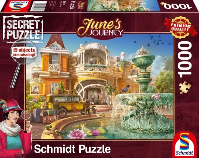 Secret Puzzle June's Journey: Orhidejsko imanje 1000 dijelova