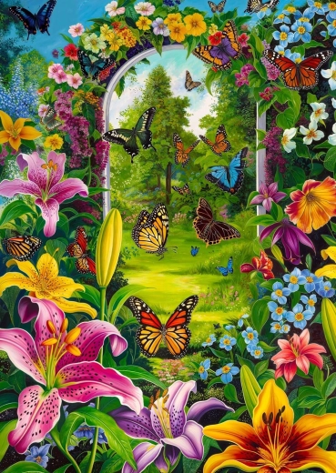 ENJOY puzzle Vrtni prolaz 1000 dijelova