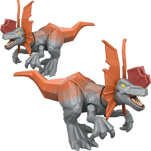 Mattel Jurassic World Mayhem Mix-Ups figurica dilofosaurus 2 u 1
