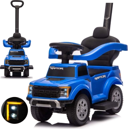 Milly Mally guralica s ručkom za vođenje Ford F-150 3 u 1 plava