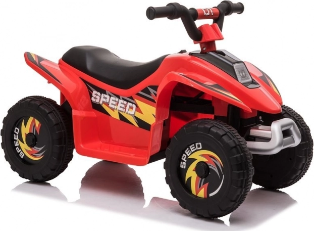 Red Battery-Powered Quad