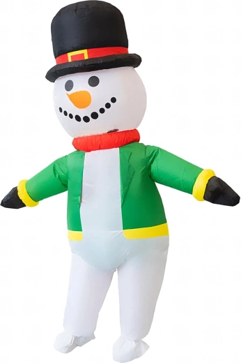 Napuhaći kostim snjegovića za odrasle