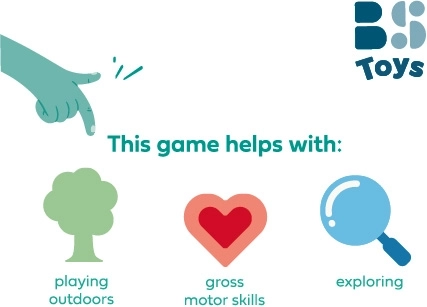 Drveni bumerang za djecu 40 × 20 cm