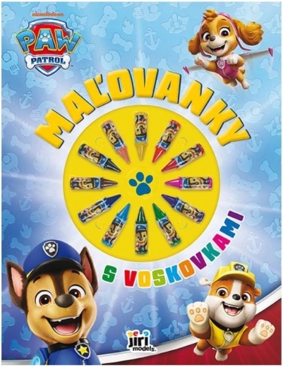 Bojanke s voštanim bojicama Paw Patrol