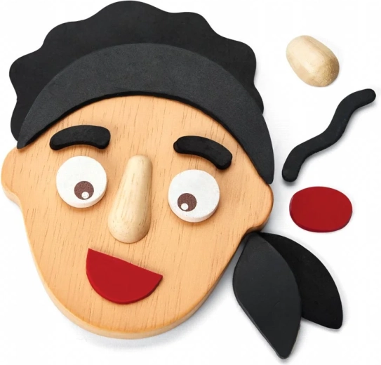 PlanToys Build a Face – mini set