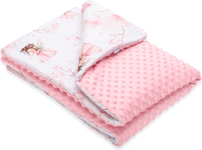 Dječja minky dekica s punjenjem New Baby Vila 80 × 100 cm