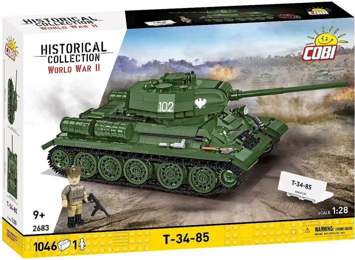 Cobi T-34-85 Tank Building Set 2-in-1 1:28