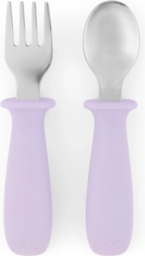 Skip Hop Besties squad set žličice i vilice purple 12m+