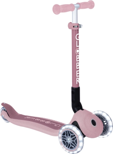 Globber Junior sklopivi Lights Ecologic – berry
