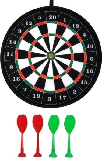 ALLTOYS meta za čičak s 4 strelice, 36 cm