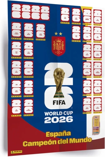 Panini FIFA World Cup 2026 poster s naljepnicama (winner poster set)