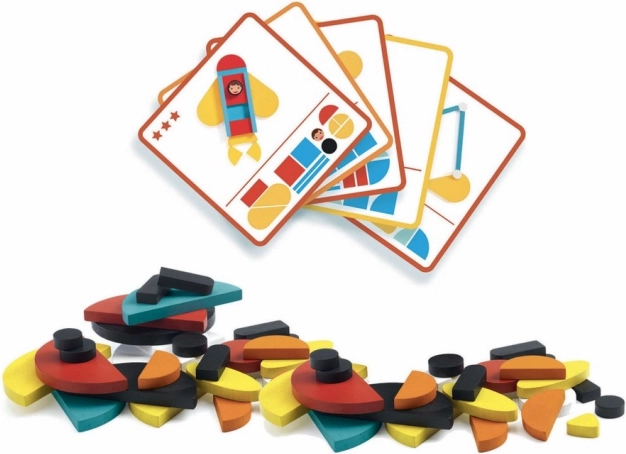 Magnetski slagalica Transportna sredstva za djecu