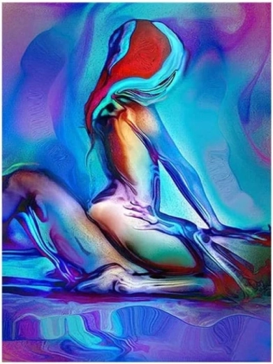 Dijamantno slikanje Ljubavnici 30 × 40 cm