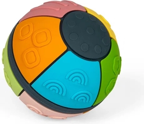 Bigjigs Toys senzorna silikonska loptica za bebe
