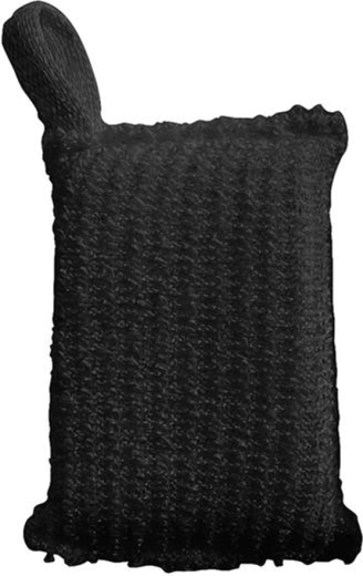 Masažna spužvica za kupanje i saunu Toro, crna