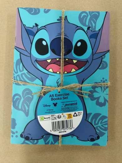 Lilo & Stitch set bilježnica A5 Stitch (3 kom)
