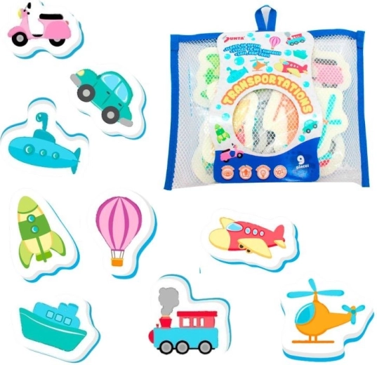 Pjenaste igračke za vodu – Promet, 9 kom