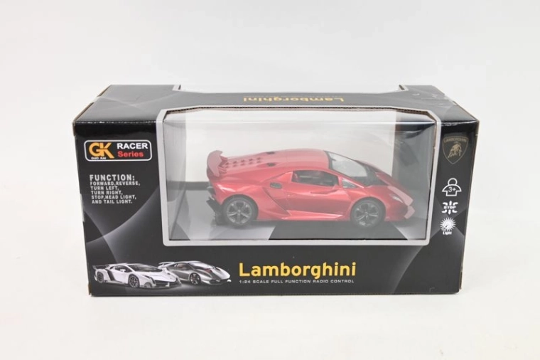 RC auto Lamborghini Sesto Elemento crveni 18 cm