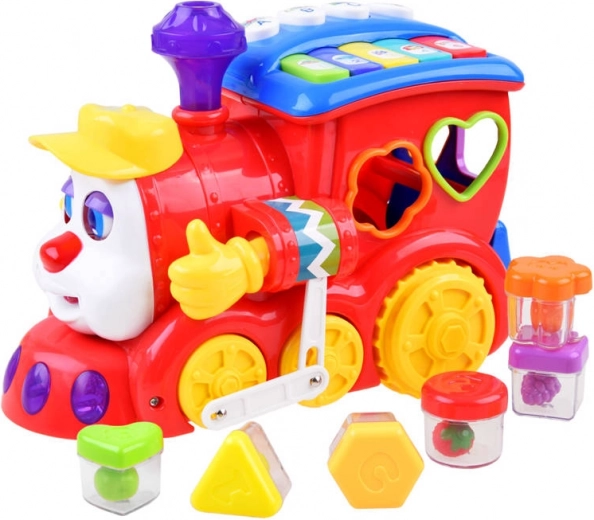 Interaktivna lokomotiva s prepoznavanjem oblika i zvukovima