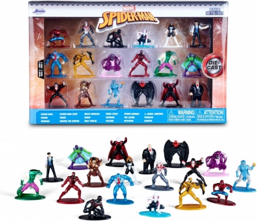 Metalne figurice MARVEL Spider‑Man – set od 18 dijelova