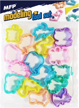 Plastična kalupa u obliku životinja - set od 16 kom