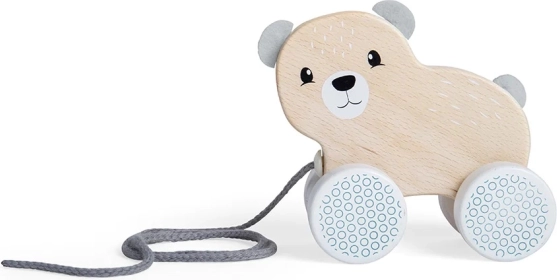 Drveni medvjedić na povlačenje BIGJIGS TOYS