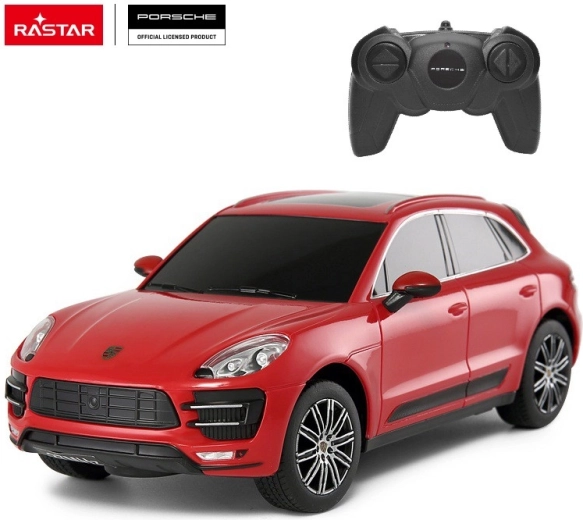 Rastar Porsche Macan Turbo RC auto na daljinsko upravljanje 1:24 crveno