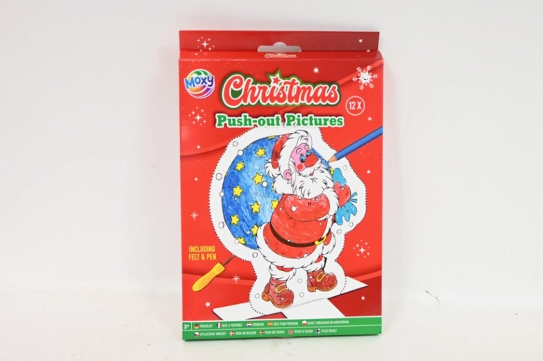 CCG Christmas pictures for coloring and punching out, 15 × 20 cm