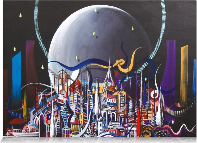 Puzzle Mjesečni grad 1000 dijelova