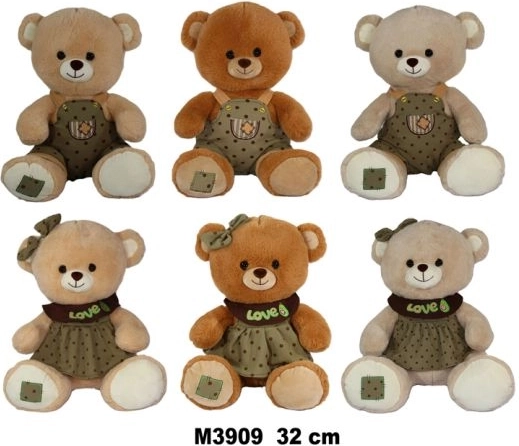 Plush Teddy Bear 32 cm - 1 piece